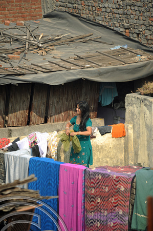 DG69791. Rooftop life. Paharganj. Delhi. India. 11.12.10.