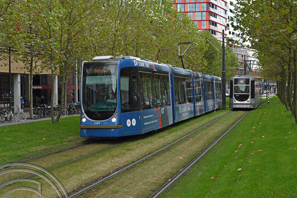 DG381943. Tram 2149. Rotterdam Centraal. Holland. 25.9.2022.