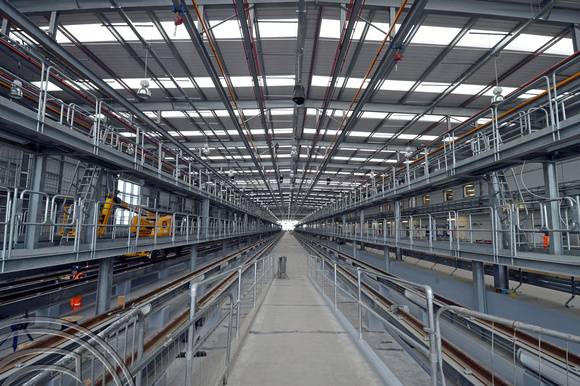 DG211457. Inside the new Siemens shed. Three Bridges. 16.4.15
