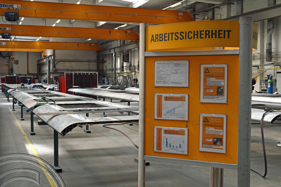 DG211622. Building Class 700 bodyshells. Siemens. Krefeld. Germany. 20.4.15