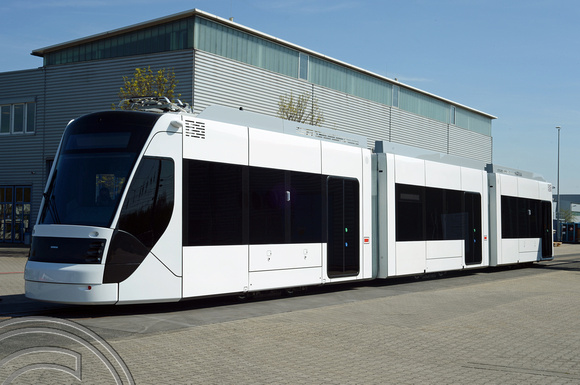 DG211811. Siemens Avenio tram for Doha. Wildenrath. Germany 21.4.15