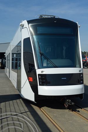 DG211825. Siemens Avenio tram for Doha. Wildenrath. Germany 21.4.15