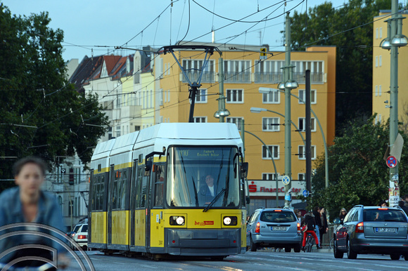 DG124944. Tram 2041. Warschauer Strasse. Berlin. Germany. 19.9.12.