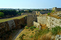 DG383148. The  Medieval city walls. Rhodes. Greece. 19.10.2022.
