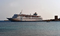 DG383029. Cruise Ship. Celestyal Olympia. 37584 gt. Built 1982. Rhodes Town. Rhodes. Greece. 19.10.2022.
