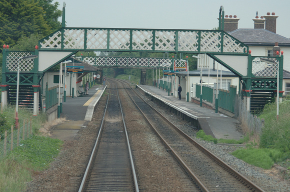 DG10727. Flint station from the cab. 7.6.07.
