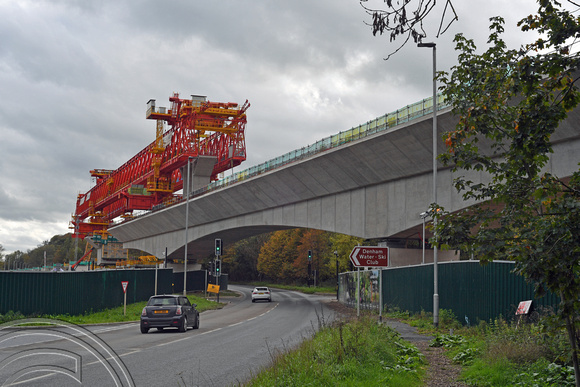 DG383578. HS2 Colne valley viaduct construction. Denham. London. 27.10.2022.