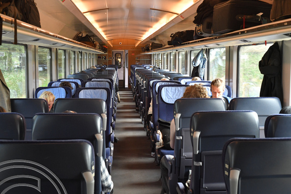 DG379821. DB ICE coach interior. Germany. 19.9.2022.