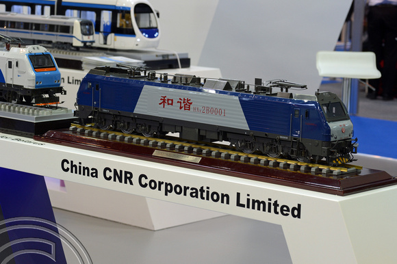 DG213763. Electric Co-Co model. CNR stand. Railtex 2015. 13.5.15