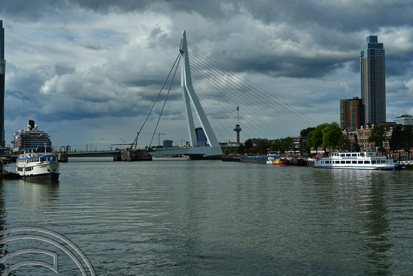 DG381843 Erasmusbrug. Rotterdam. Holland. 25.9.2022.