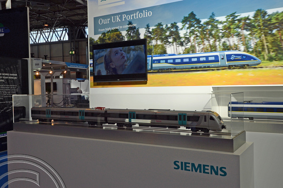 DG213639. Siemens stand. Railtex 2015. 12.5.15