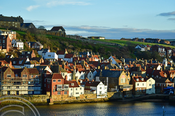 DG383758. View over the town. Whitby. North Yorkshire. 11.11.2022.