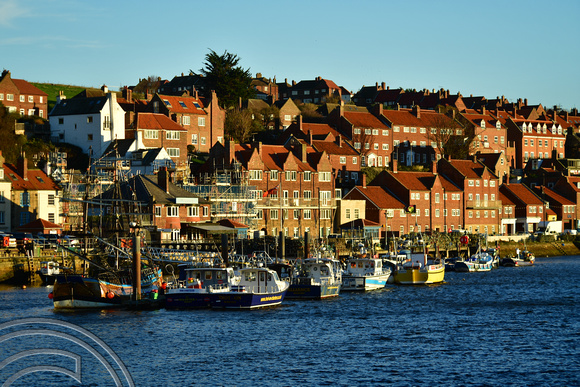 DG383767. View over the town. Whitby. North Yorkshire. 11.11.2022.