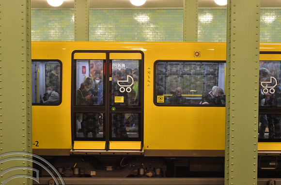 DG381651. U5 line. Alexanderplatz station. Berlin. Germany. 23.9.2022.
