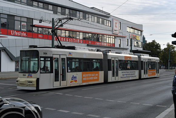 DG381700. Tram 304. Frankfurt (Oder). Germany. 24.9.2022.