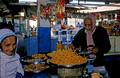 T09660. Snack & tea stall. Wankaner Jn. Gujarat. India. 19.2.2000.