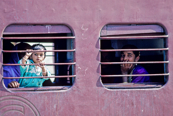 T04400. Watching the world go by. Gujarat. India. 1994.