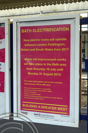 DG215219. Electrified Bath. Exeter St Davids. 3.6.15