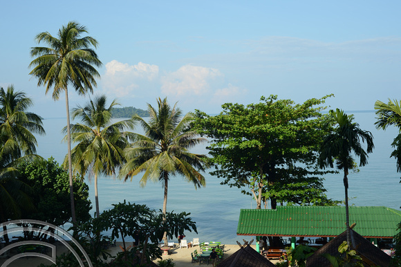 DG133456. Hotel view. Ko Chang. Thailand. 8.12.12.
