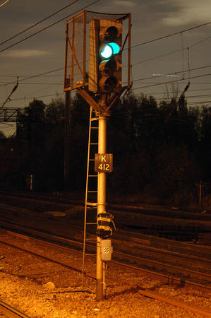 DG13188. 4 aspect signal. Harringay. 1.11.07.