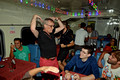 DG132293. Party in the restaurant car on train No1. Thailand. 28.11.12.