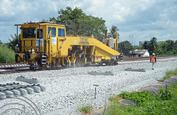 DG134187. EM Rail tamper. Butterworth. Malaysia. 21.12.12.