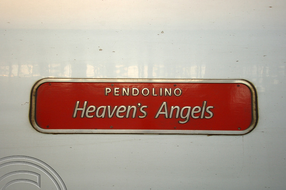 DG14284. Nameplate 390047 'Heavens Angel's' 10.2.08.