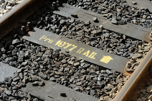 DG15926. Rail marking. Marylebone. 15.4.08.