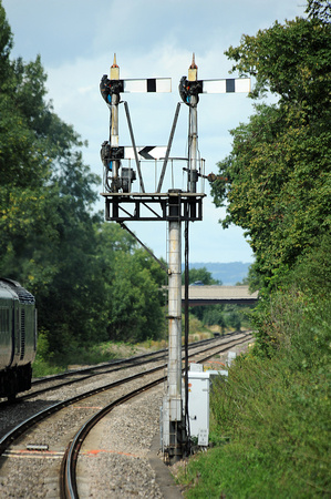 DG18405. GWR semaphores. Norton Junction. 15.8.08.