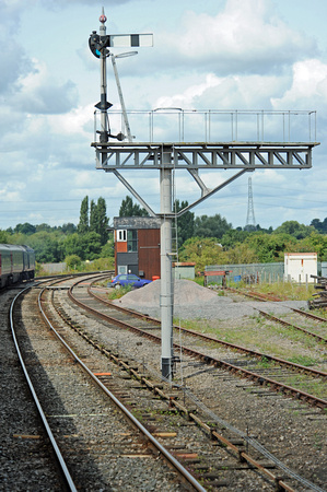DG18398. GWR signal. Evesham. 15.8.08.