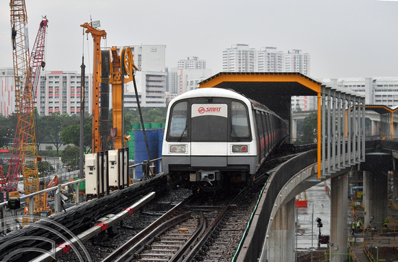 DG386347. East-West line train. Jurong East. Singapore. 13.1.2023.