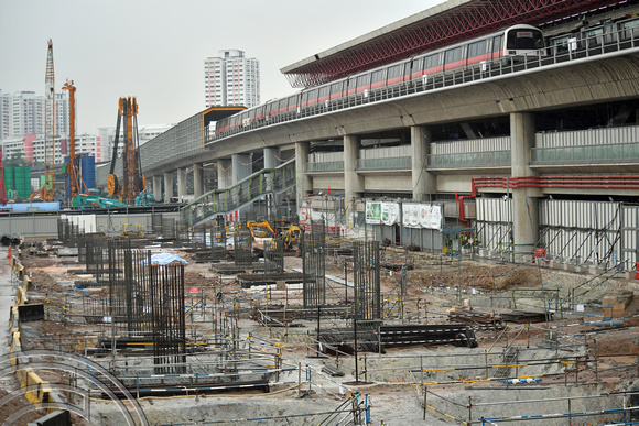 DG386361. New station construction. Jurong East. Singapore. 13.1.2023.