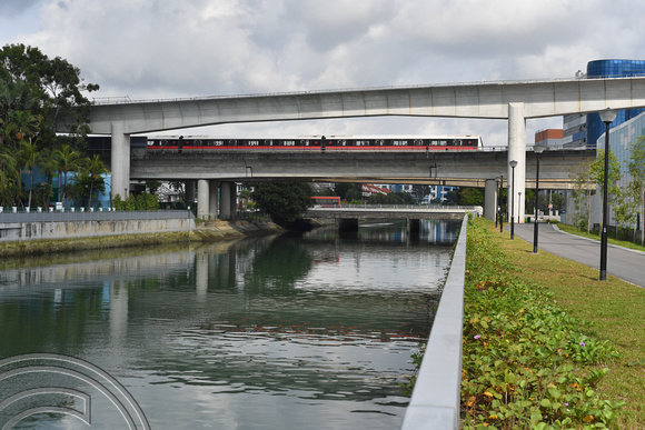DG386269. New viaduct construction. Tanah Merah. East-West line. Singapore. 12.1.2023.