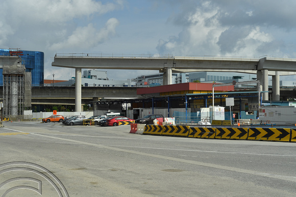 DG386272. New viaduct construction. Tanah Merah. East-West line. Singapore. 12.1.2023.
