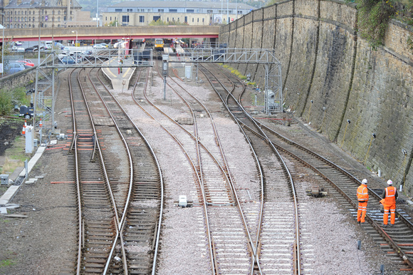 DG19353. Relaid track. Bradford Interchange. 23.10.08.