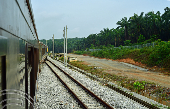 DG386541. Double tracking South of Kulai. Malaysia. 15.1.2023.
