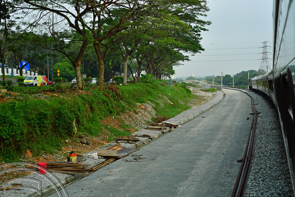DG386548. Double tracking South of Kulai. Malaysia. 15.1.2023.