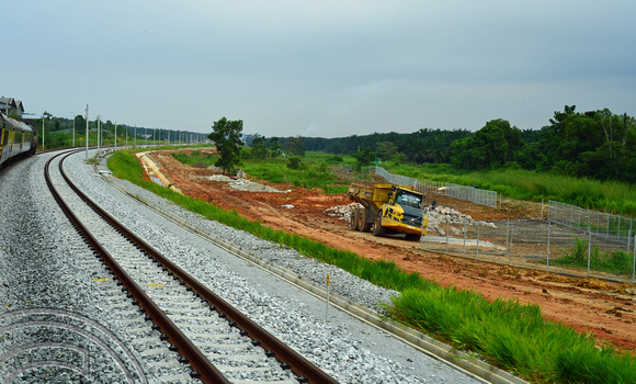 DG386651. Double tracking North of Renggam. Malaysia. 15.1.2023.