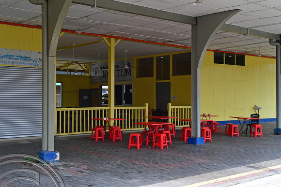 DG386900. Cafe at the old station. Gemas. Malaysia. 15.1.2023.