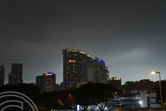 DG387135. Stormy skies. Kuala Lumpur. Malaysia. 18.1.2023.