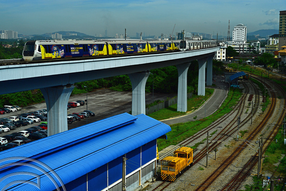 DG387210. 124. MRT Kajang line train. Kajang. Kuala Lumpur. Malaysia. 19.1.2023.