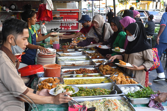 DG386999. Food stall. Jalan Cheng Lock. Kuala Lumpur. Malaysia. 17.1.2023.