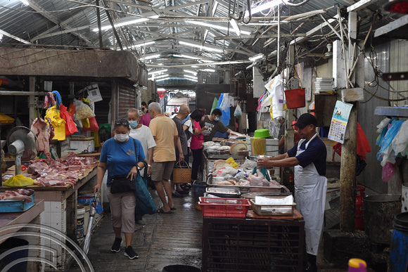 DG387003. Butchers. Jalan Hang Lekir. Chinatown. Kuala Lumpur. Malaysia. 17.1.2023.