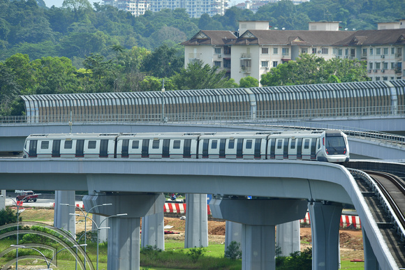 DG387028. MRT interchange. Kwasa Damansara. Kuala Lumpur. Malaysia. 18.12023.