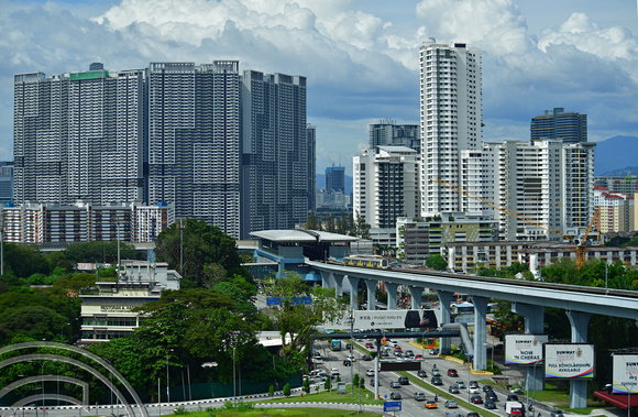 DG387340.124. MRT Kajang line.Taman Pertama. Kuala Lumpur. Malaysia. 18.1.2023.