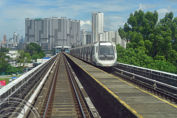 DG387300. 110. MRT Kajang line.Taman Pertama. Kuala Lumpur. Malaysia. 18.1.2023.
