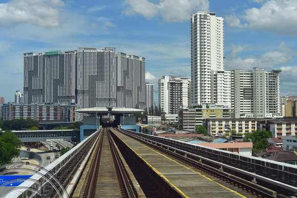 DG387301. MRT Kajang line.Taman Pertama. Kuala Lumpur. Malaysia. 18.1.2023.