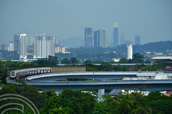 DG387255. MRT Kajang line. Kajang. Kuala Lumpur. Malaysia. 19.1.2023.