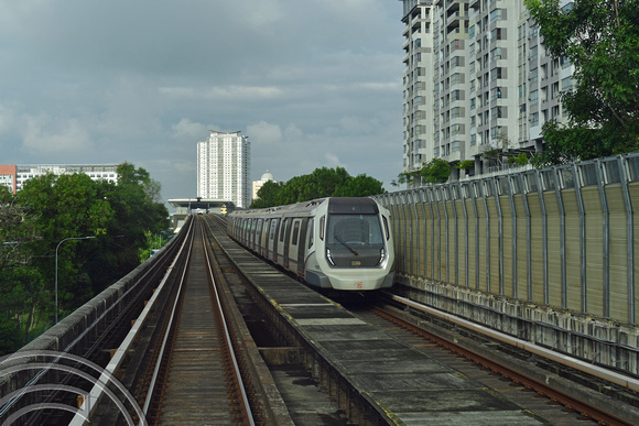 DG387377. 151. MRT Kajang line. Kota Damansara . Kuala Lumpur. Malaysia. 20.1.2023.
