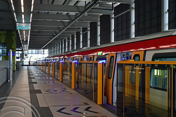 DG387396. MRT Putrajaya line. Kampung Batu. Kuala Lumpur. Malaysia. 20.1.2023.